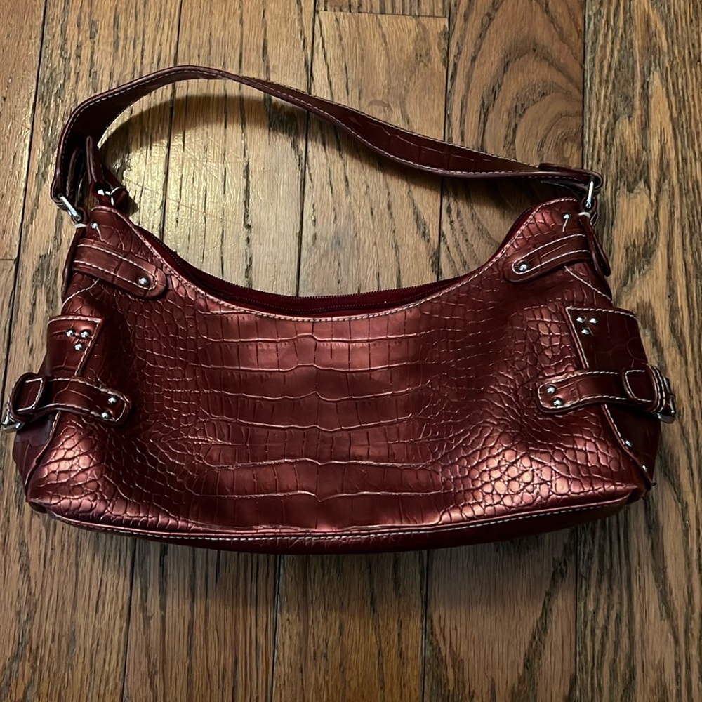 Red handbag